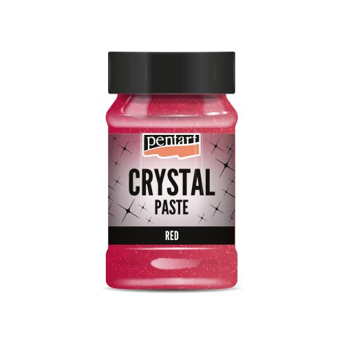 Pentart Křišťálová pasta PENTART 100 ml ČERVENÁ