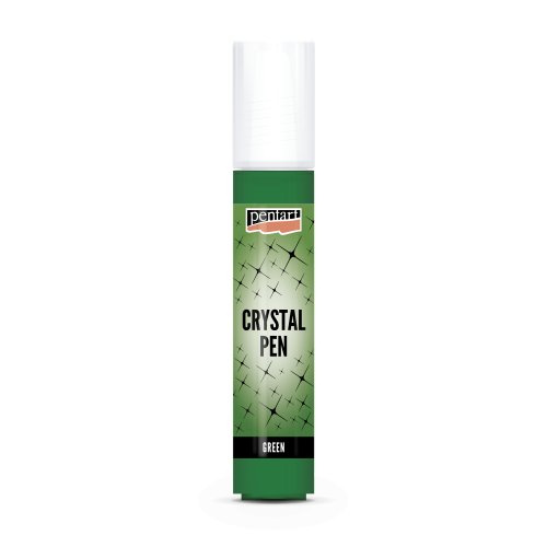 Pentart Křišťálové pero PENTART 30 ml ZELENÁ