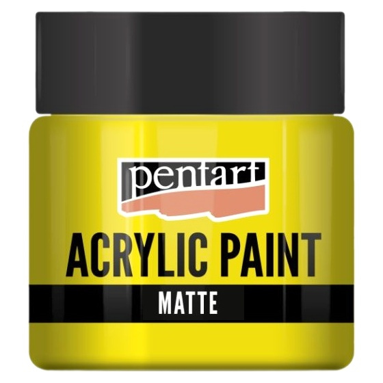 Pentart Akrylová barva matná PENTART 50 ml ŽLUTÁ