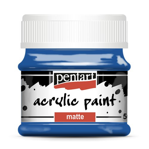 Pentart Akrylová barva matná PENTART 50 ml MODRÁ