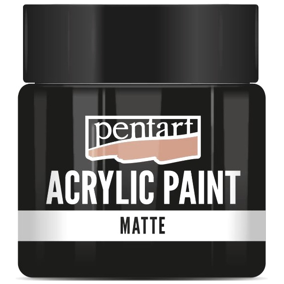 Pentart Akrylová barva matná PENTART 50 ml ČERNÁ