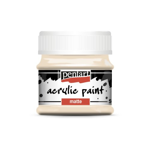 Pentart Akrylová barva matná PENTART 50 ml BÉŽOVÁ