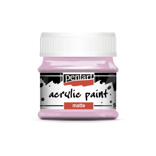 Pentart Akrylová barva matná PENTART 50 ml RŮŽOVÁ