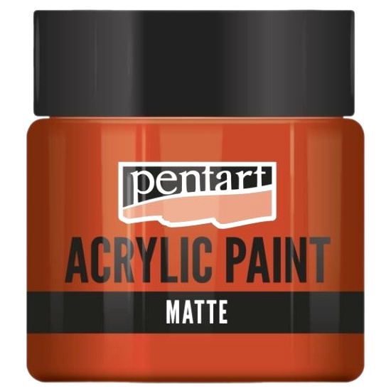 Pentart Akrylová barva matná PENTART 50 ml ČERVENÁ