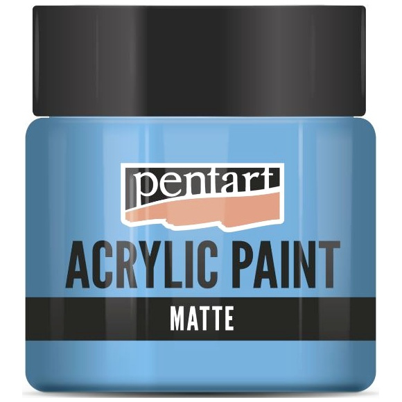 Pentart Akrylová barva matná PENTART 50 ml SVĚTLÁ MODRÁ