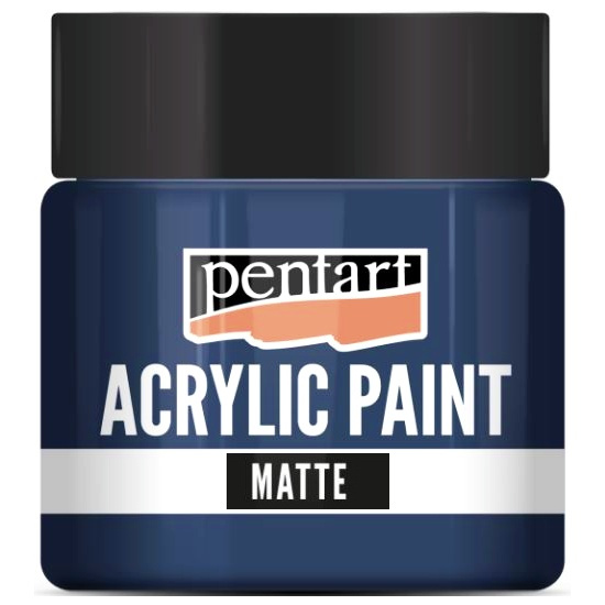 Pentart Akrylová barva matná PENTART 50 ml TMAVĚ MODRÁ