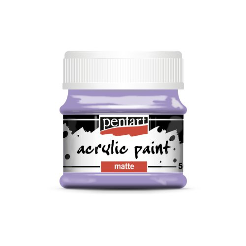 Pentart Akrylová barva matná PENTART 50 ml SVĚTLÁ PURPUROVÁ