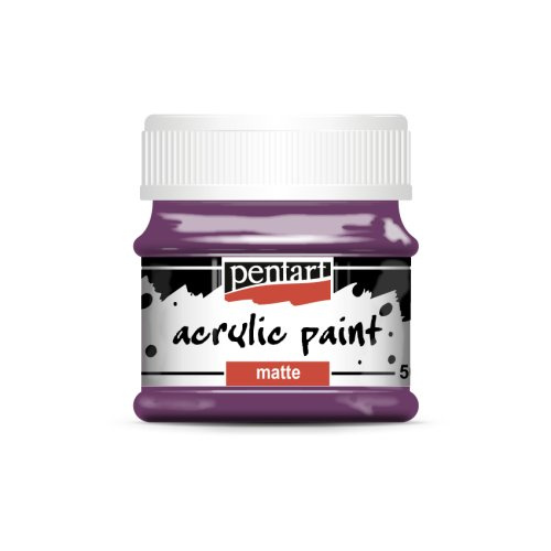 Pentart Akrylová barva matná PENTART 50 ml PURPUROVÁ