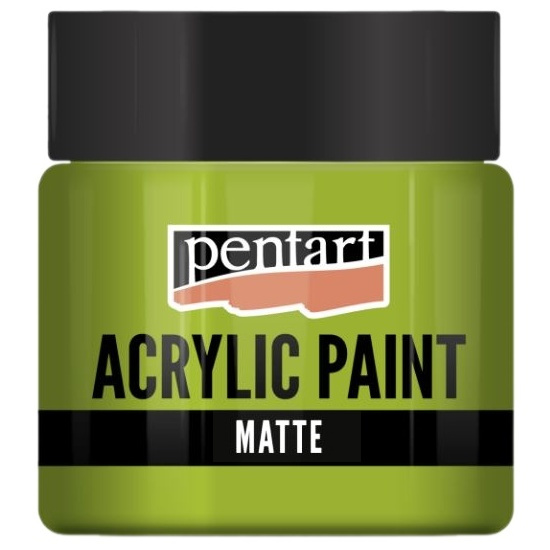 Pentart Akrylová barva matná PENTART 50 ml ZELENÁ JABLKO