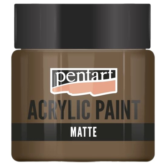 Pentart Akrylová barva matná PENTART 50 ml SVĚTLÁ HNĚDÁ