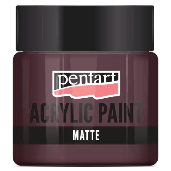 Pentart Akrylová barva matná PENTART 50 ml BORDÓ