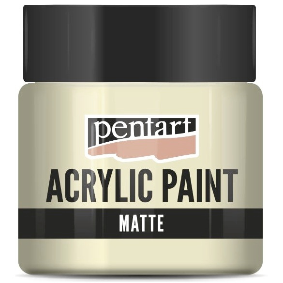 Pentart Akrylová barva matná PENTART 50 ml MÁSLOVÁ ŽLUTÁ