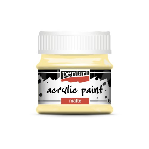 Pentart Akrylová barva matná PENTART 50 ml BÍLÁ KÁVA