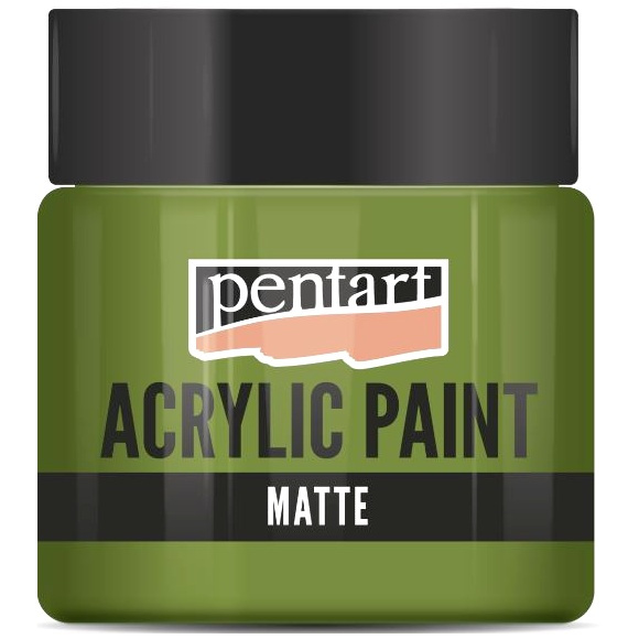 Pentart Akrylová barva matná PENTART 50 ml OLIVOVÁ