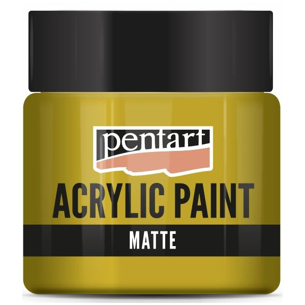 Pentart Akrylová barva matná PENTART 50 ml OKROVÁ