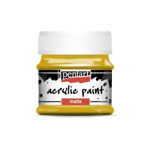 Pentart Akrylová barva matná PENTART 50 ml OKROVÁ