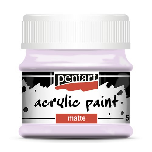 Pentart Akrylová barva matná PENTART 50 ml PASTELOVÁ FIALOVÁ