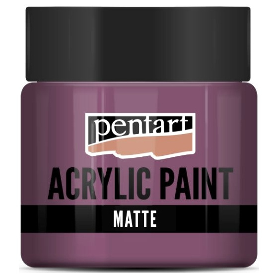 Pentart Akrylová barva matná PENTART 50 ml TMAVÁ PURPUROVÁ