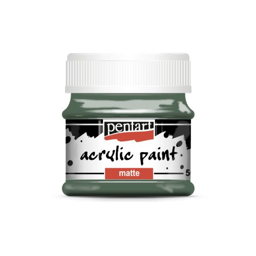 Pentart Akrylová barva matná PENTART 50 ml KHAKI ZELENÁ