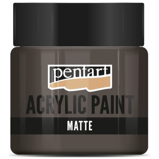Pentart Akrylová barva matná PENTART 50 ml ZEMĚ HNĚDÁ