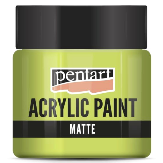 Pentart Akrylová barva matná PENTART 50 ml LIMETKOVÁ