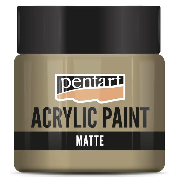 Pentart Akrylová barva matná PENTART 50 ml OŘÍŠKOVÁ