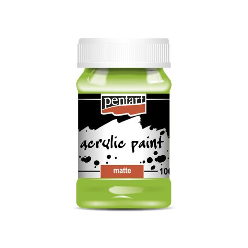 Pentart Akrylová barva matná PENTART 100 ml ZELENÁ JABLKO