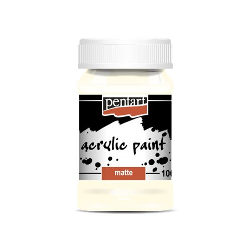 Pentart Akrylová barva matná PENTART 100 ml SLONOVINOVÁ