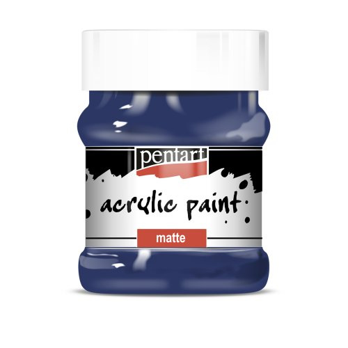 Pentart Akrylová barva matná PENTART 230 ml TMAVĚ MODRÁ