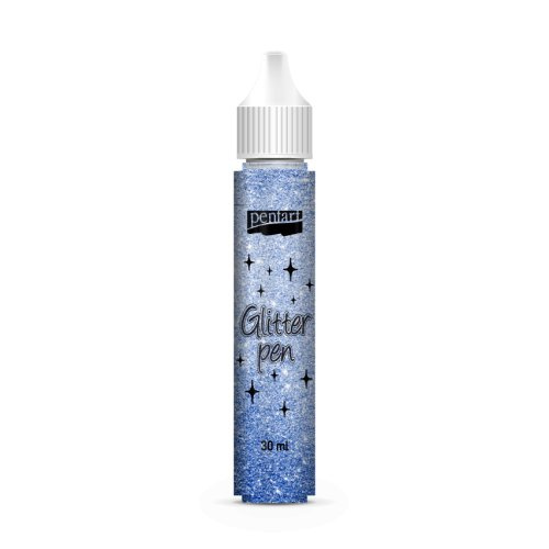 Pentart Glitrový pen PENTART 30 ml MODRÁ