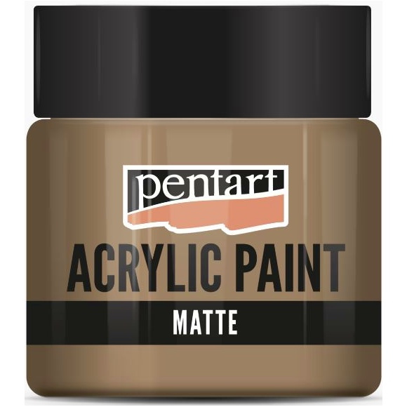 Pentart Akrylová barva matná PENTART 50 ml MARS HNĚDÁ