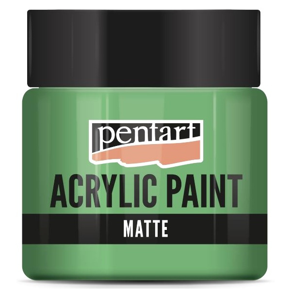 Pentart Akrylová barva matná PENTART 50 ml PAPOUŠEK ZELENÁ