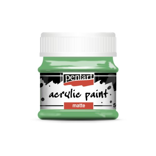 Pentart Akrylová barva matná PENTART 50 ml PAPOUŠEK ZELENÁ