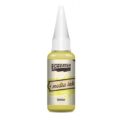 Pentart Alkoholový inkoust MEDIA INK PENTART 20 ml CITRÓNOVÁ