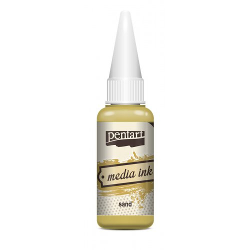 Pentart Alkoholový inkoust MEDIA INK PENTART 20 ml PÍSKOVÁ