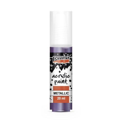 Pentart Akrylová barva metalická PENTART 20 ml FIALOVÁ