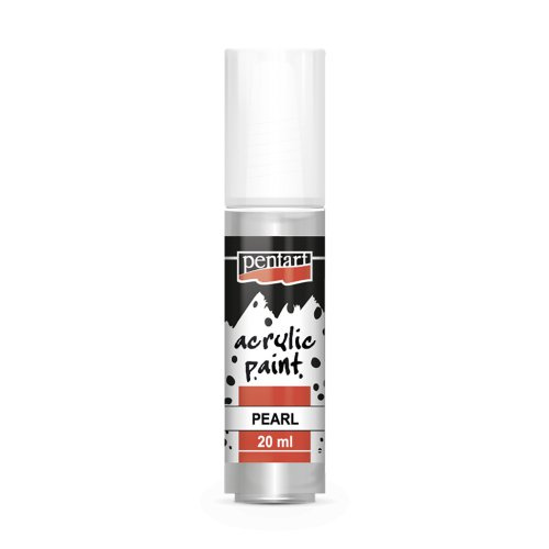 Pentart Akrylová barva perleťová PENTART 20 ml STŘÍBRNÁ