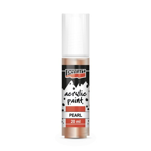 Pentart Akrylová barva perleťová PENTART 20 ml MERUŇKOVÁ