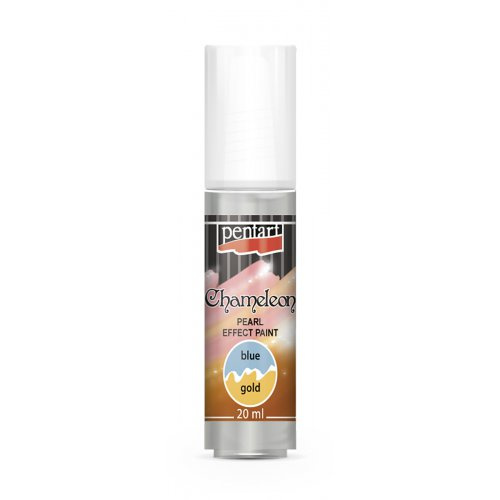 Pentart Chameleon perleťová akrylová barva PENTART 20 ml MODRÁ-ZLATÁ