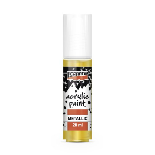 Pentart Akrylová barva metalická PENTART 20 ml BAROKNÍ ZLATÁ