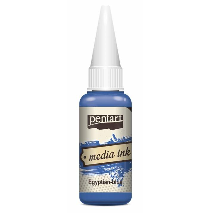 Pentart Alkoholový inkoust MEDIA INK PENTART 20 ml EGYPTSKÁ MODRÁ