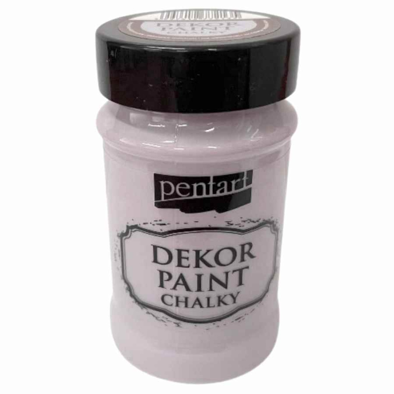 Pentart Křídová a dekorační barva PENTART 100 ml SVĚTLÁ RŮŽOVÁ