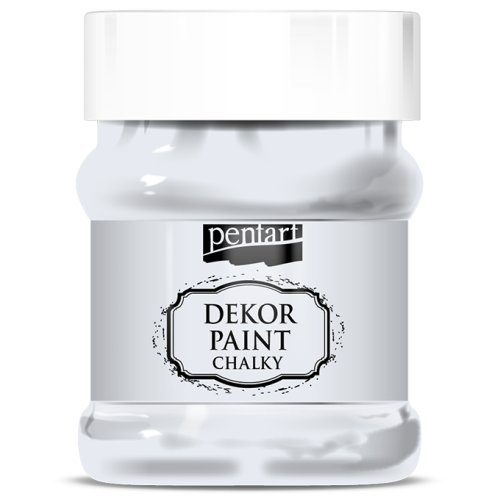 Pentart Křídová a dekorační barva PENTART 230 ml TLUMENÁ BÍLÁ
