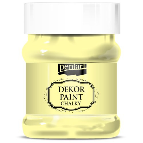 Pentart Křídová a dekorační barva PENTART 230 ml ŽLUTÁ
