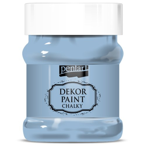 Pentart Křídová a dekorační barva PENTART 230 ml LEN MODRÁ
