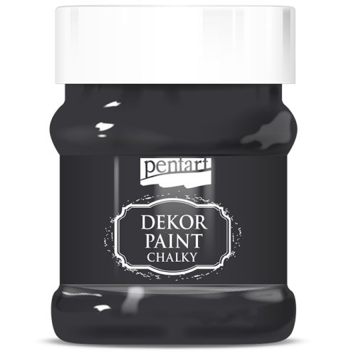 Pentart Křídová a dekorační barva PENTART 230 ml ČERNÁ