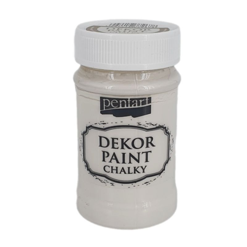 Pentart Křídová a dekorační barva PENTART 100 ml KRÉMOVÁ BÍLÁ