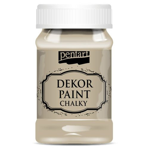 Pentart Křídová a dekorační barva PENTART 100 ml CAPPUCCINO HNĚDÁ