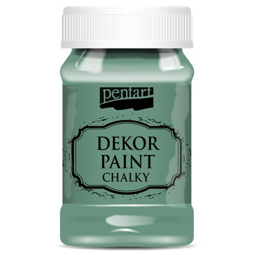 Pentart Křídová a dekorační barva PENTART 100 ml TYRKYSOVÁ ZELENÁ