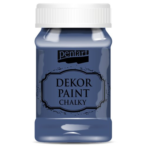 Pentart Křídová a dekorační barva PENTART 100 ml DENIM MODRÁ